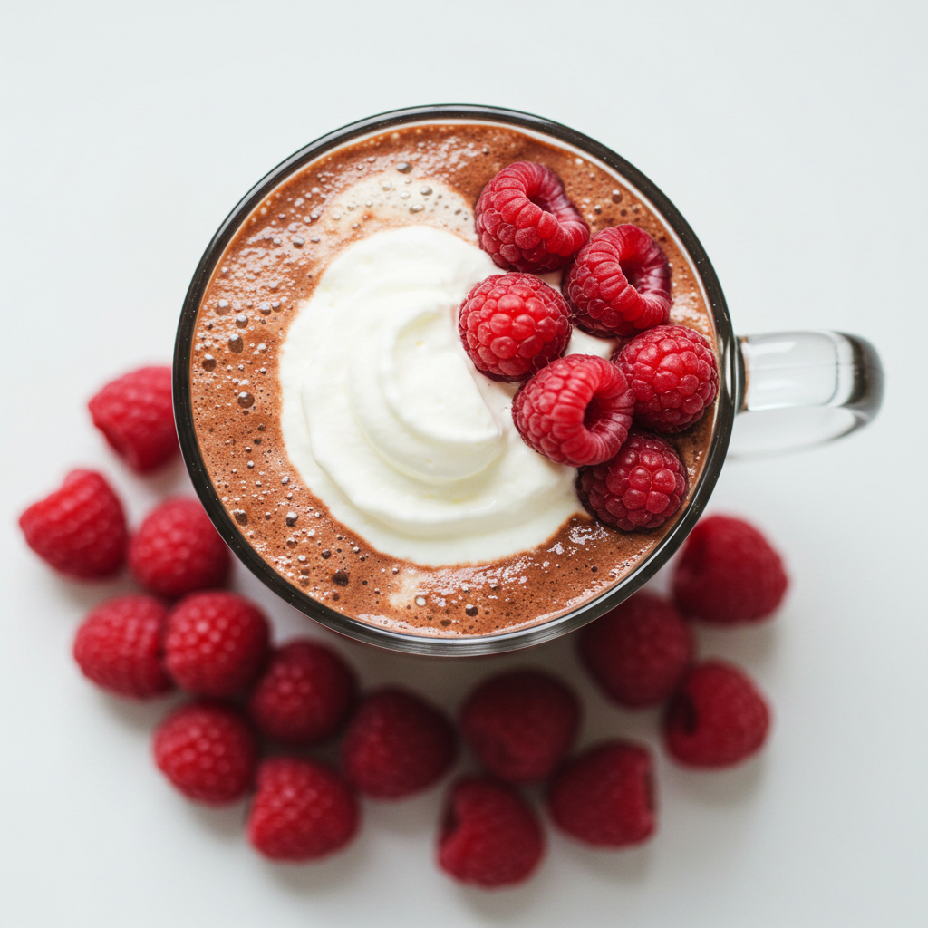 Raspberry Dark Hot Chocolate